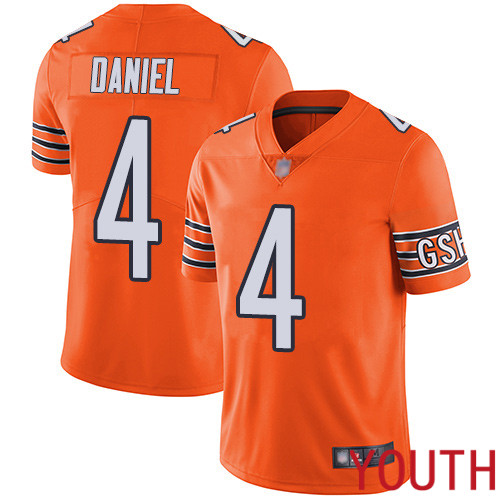 Chicago Bears Limited Orange Youth Chase Daniel Alternate Jersey NFL Football #4 Vapor Untouchable->chicago bears->NFL Jersey